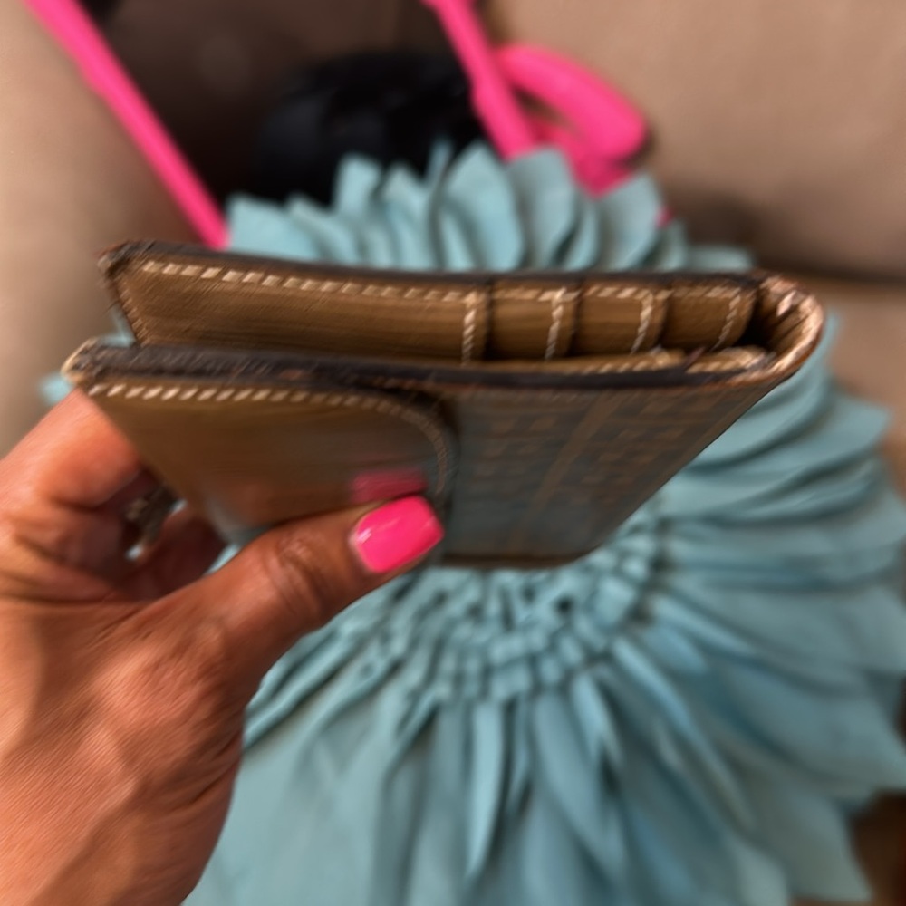 FENDI Zucchino PVC Leather Bifold Long Wallet - Picture 4 of 5